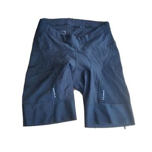 Ultra Women's Bike Shorts Black Padded Seat Mid Thigh Cycling.